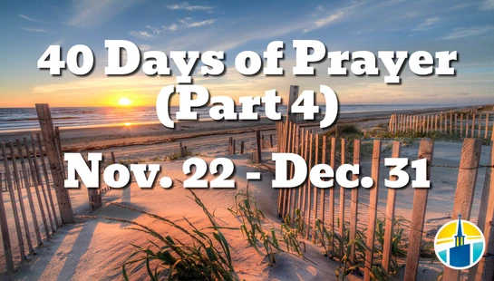 Subscribe to 40 Days of Prayer Email